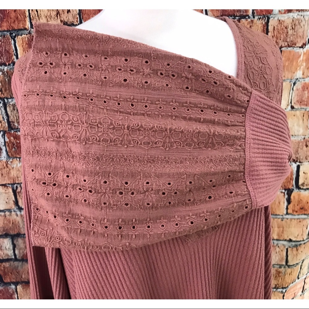 Free People Parisian Nights Bell Sleeve Shirt - Picture 7 of 8